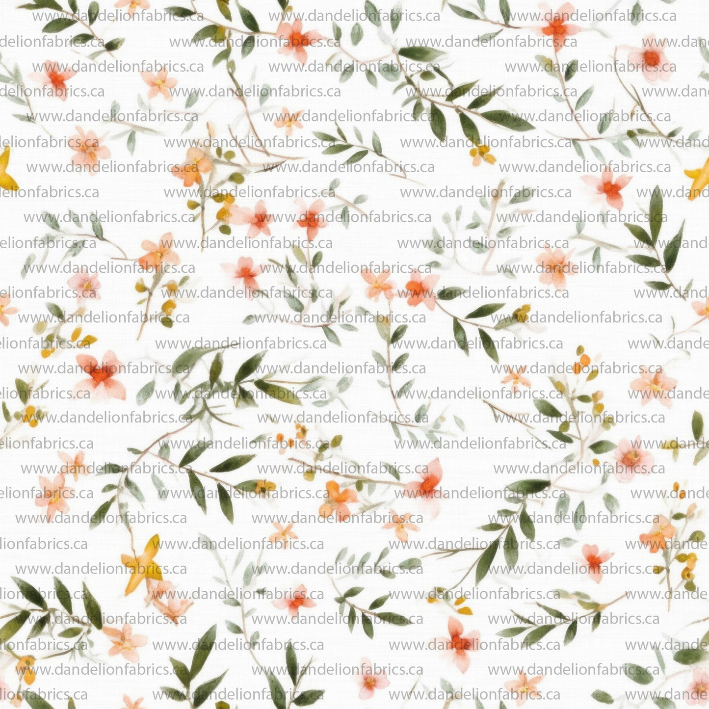 Kennedy Floral | Swiss Dot Knit Fabric | SOLD BY THE FULL BOLT