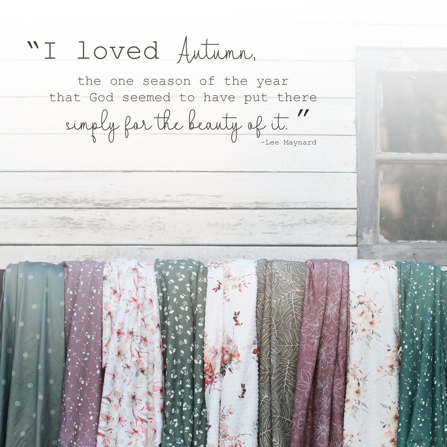 Melissa Floral in Ivory | Unbrushed Rib Knit Fabric | SOLD BY THE FULL BOLT