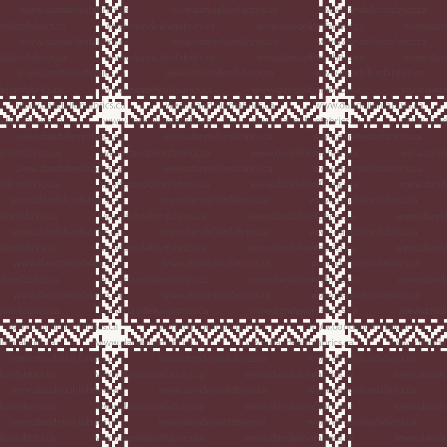 Flaw Notice: Read Below | Window Plaid in Winter Berry | Jasper Rib Knit Fabric
