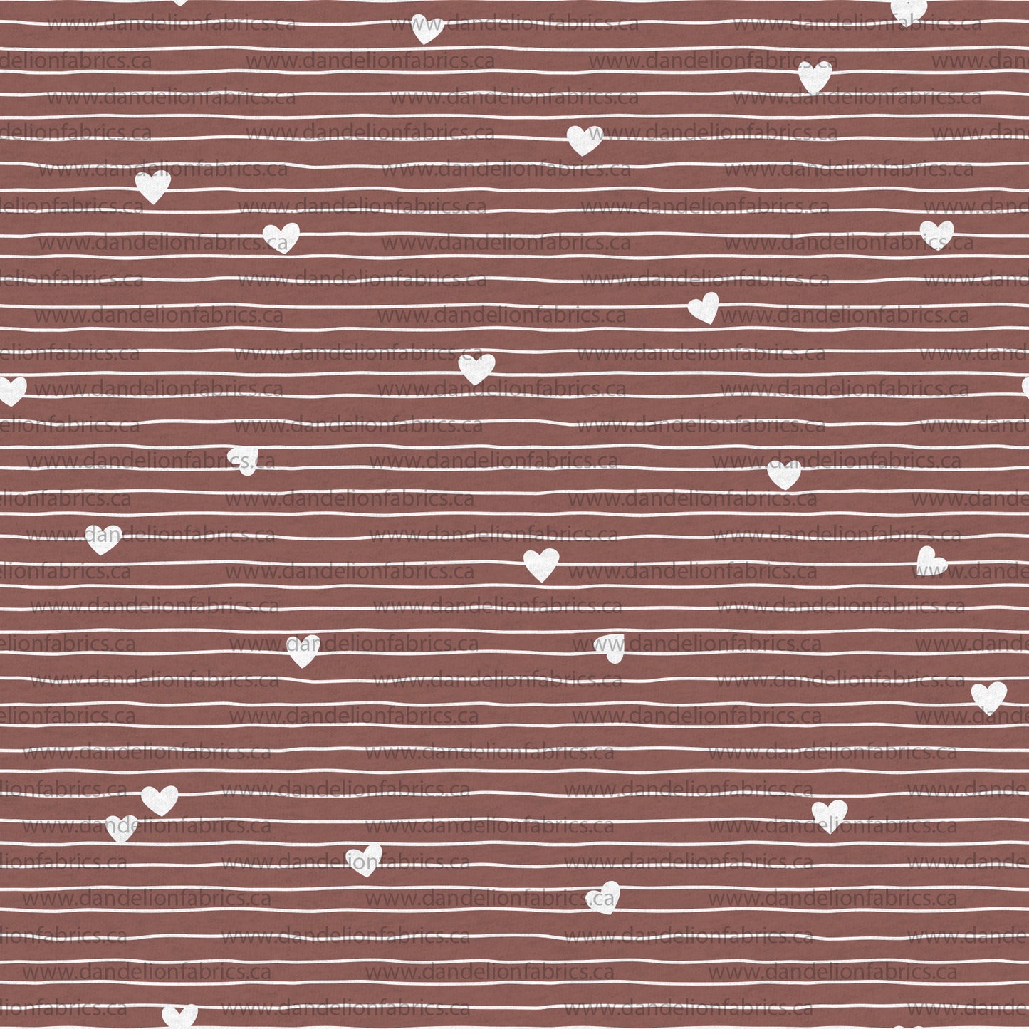 Line Hearts in Mauve | Imitation Cotton Jersey Knit Fabric