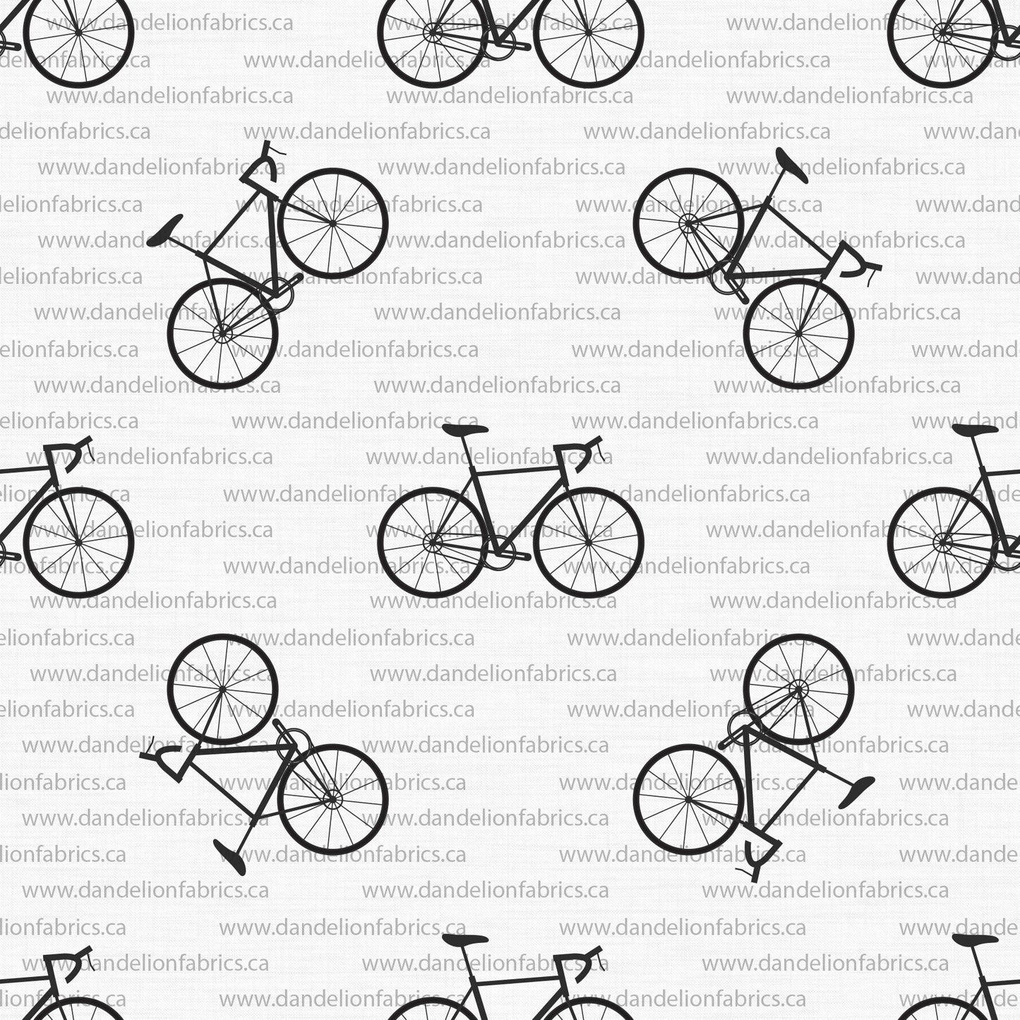 Bikes in White | Imitation Cotton Jersey Knit Fabric