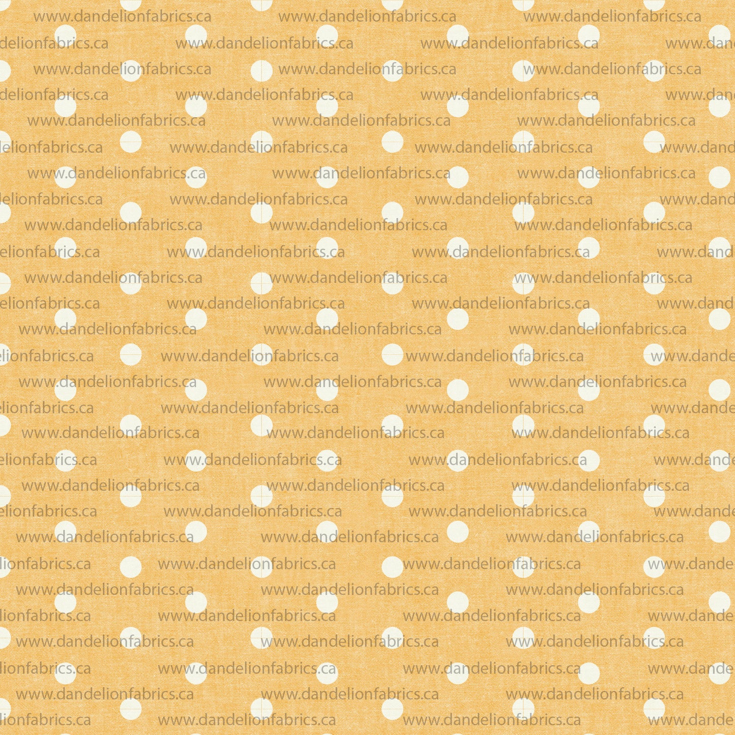 Polka Dots in Yellow | Brushed Mini Rib Knit Fabric | SOLD BY THE FULL BOLT