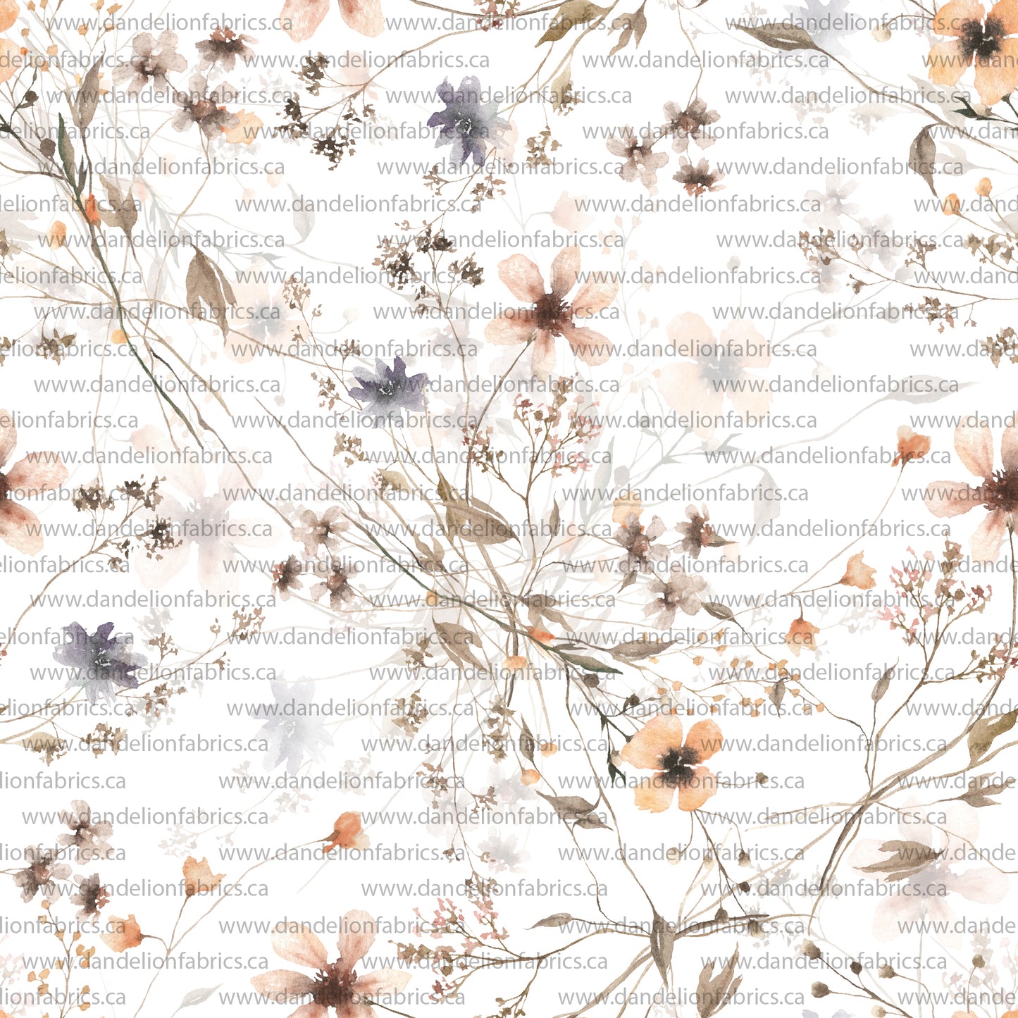 Jaime Floral | DTY Knit Fabric | SOLD BY THE FULL BOLT