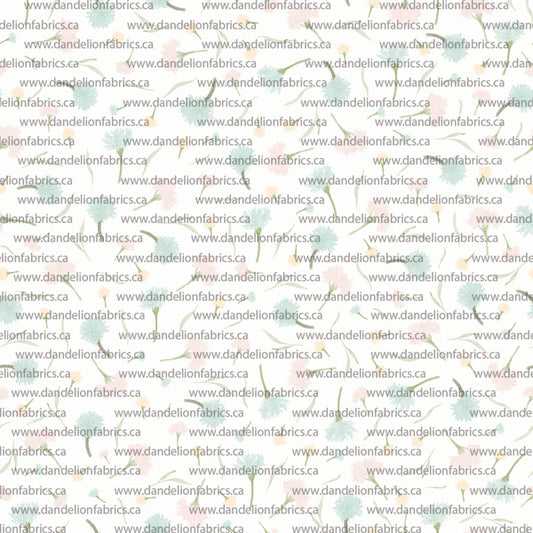 Harriet Floral | Swiss Dot Knit Fabric