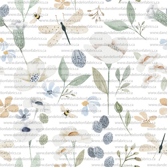 Critter Floral | Eureka Jersey Knit Fabric