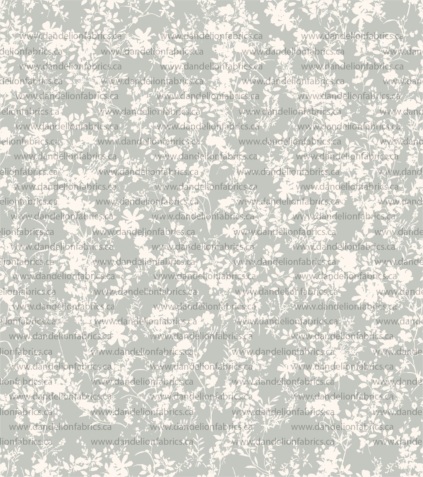 Georgia Floral in Green | Pebble Stone Knit Fabric