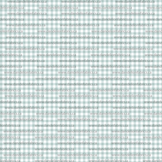 Pastel Plaid in Blue | Swiss Dot Knit Fabric