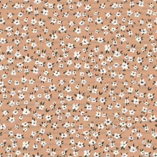 Genesis Floral in Pink | Eureka Jersey Knit Fabric