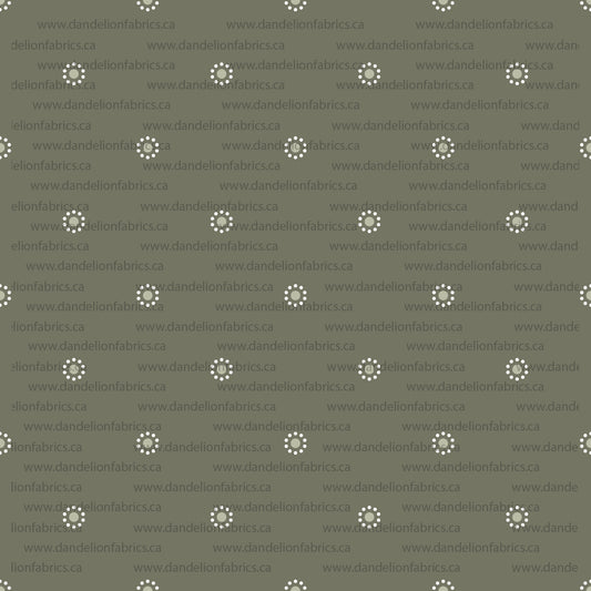Polka Dot Print in Olive | DTY Knit Fabric | SOLD BY THE FULL BOLT