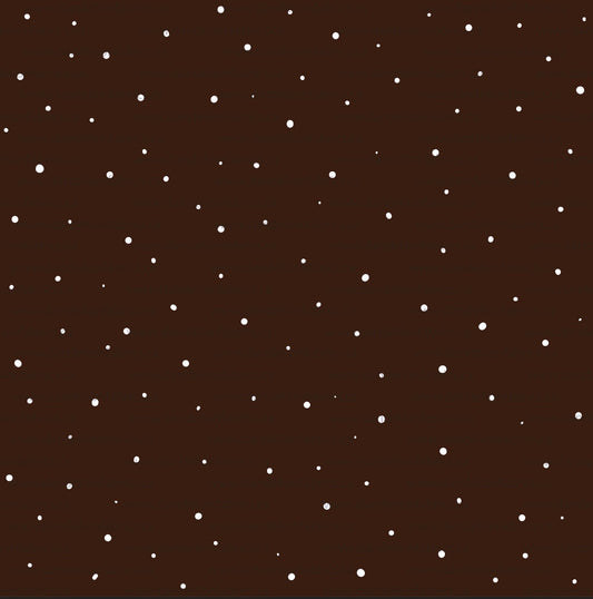 Ember Dots in Brown | Eureka Jersey Knit Fabric