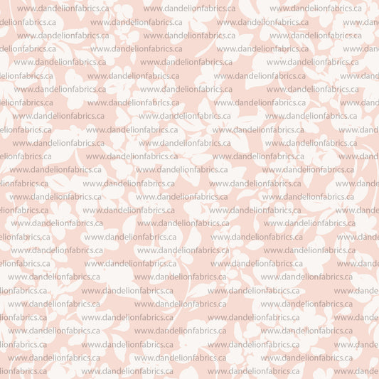 Taya Floral in Pink | Calgary Rib Knit Fabric