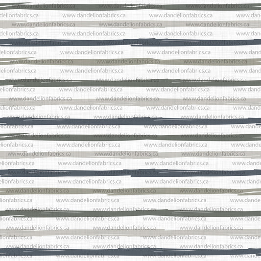 Camping Stripes | Brushed Waffle Knit Fabric