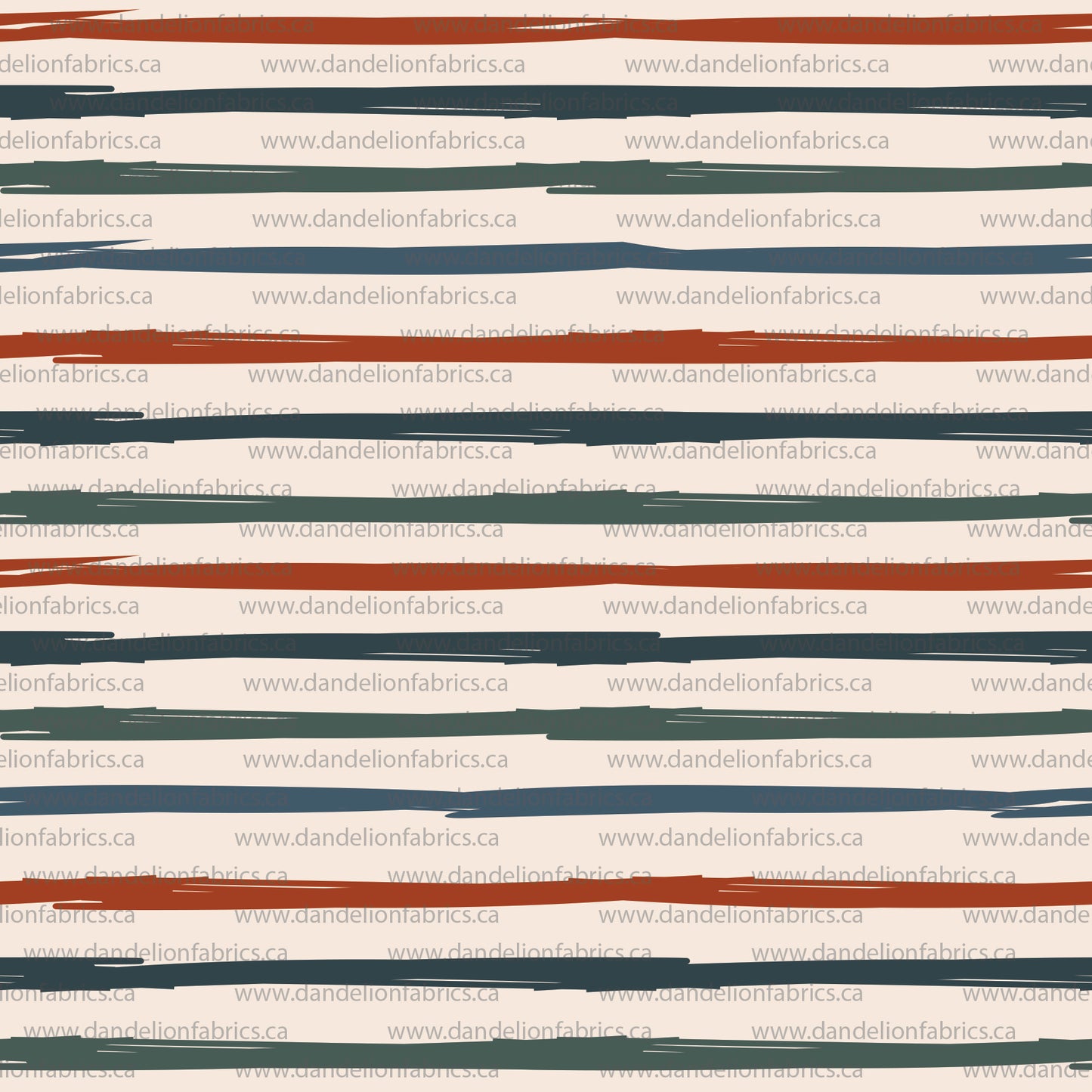 Whale Stripes in Off White | Brushed Waffle Knit Fabric