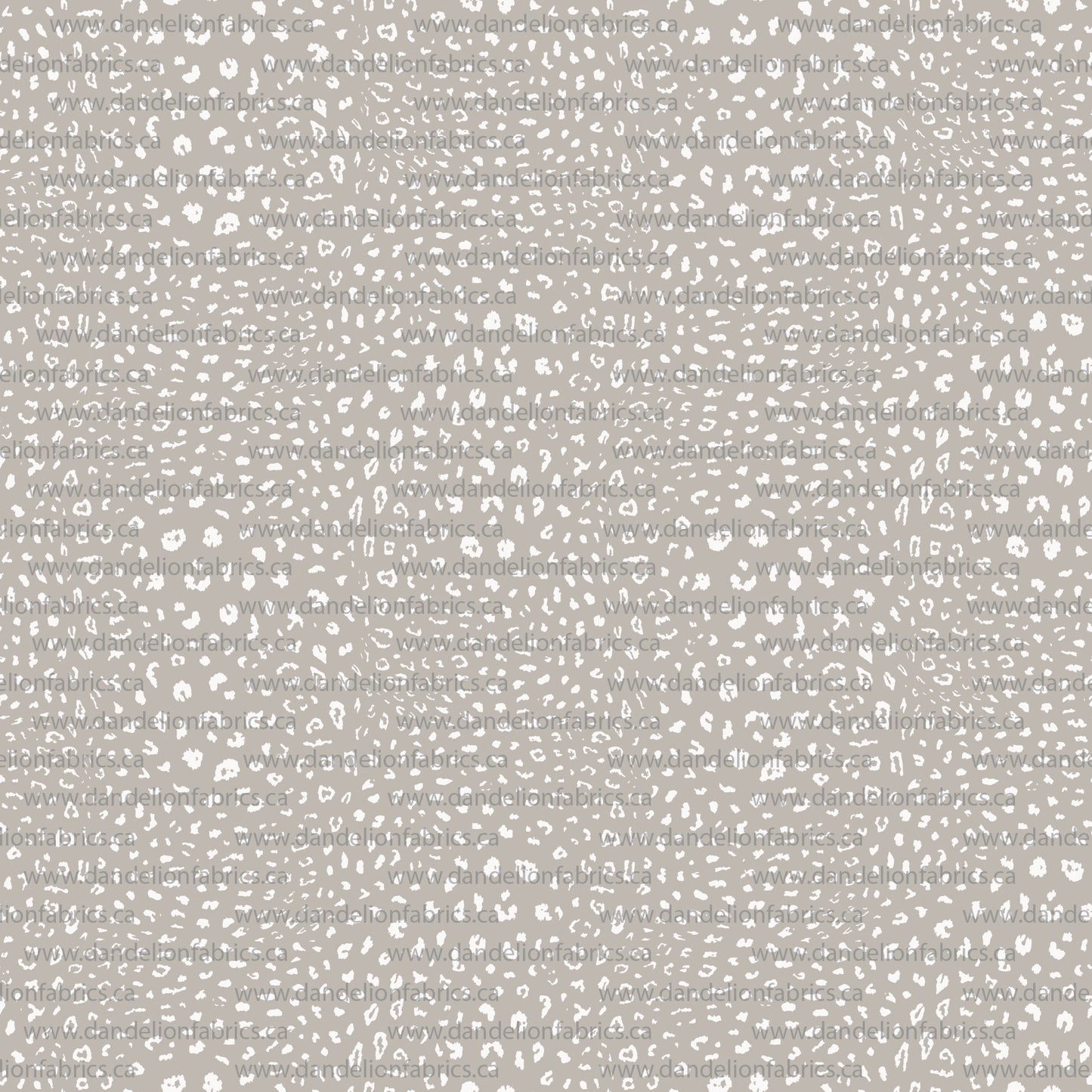 Leopard Print in Tan | Unbrushed Rib Knit Fabric