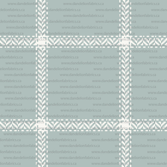 Window Plaid in Tower Gray | Jasper Rib Knit Fabric