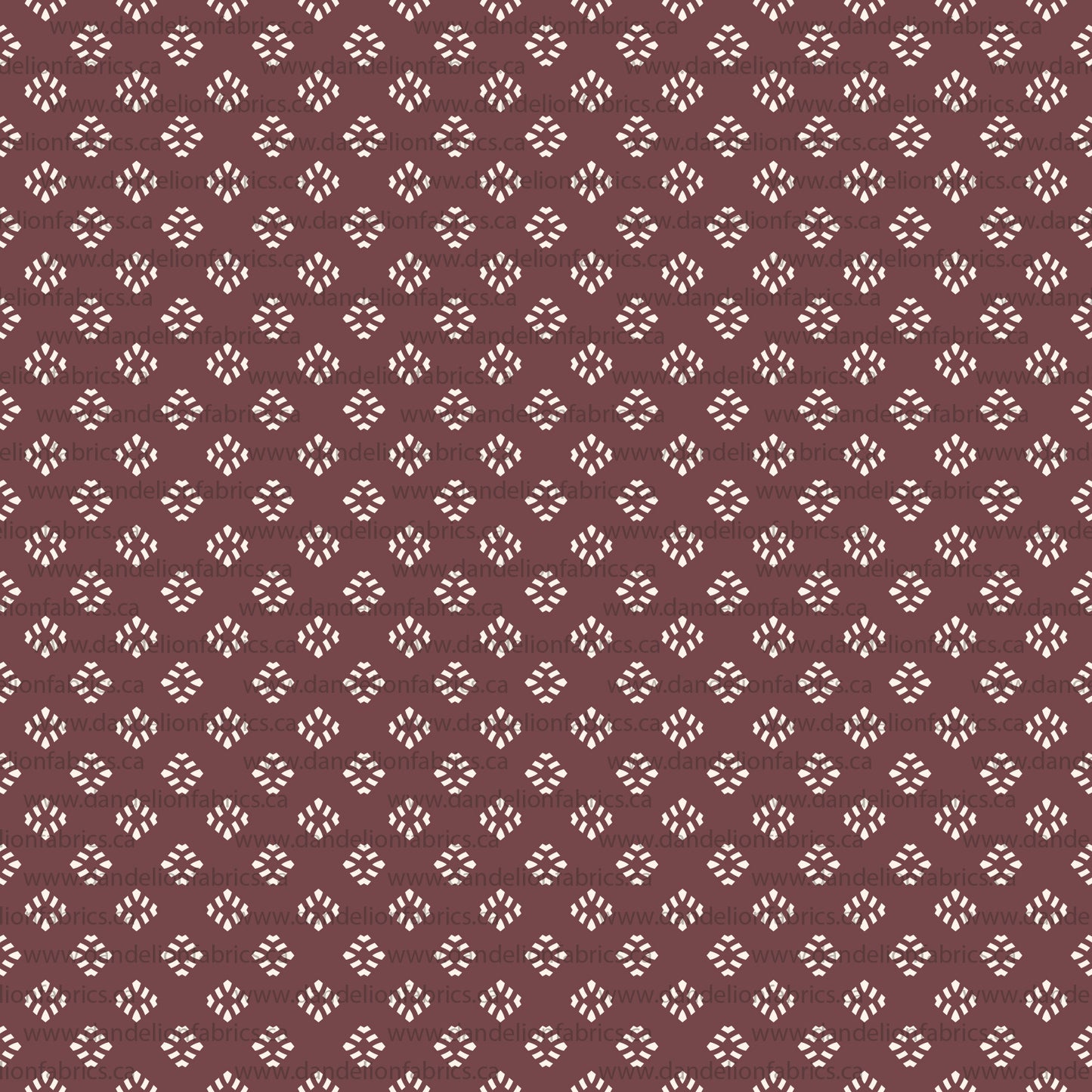 Diamond Print in Burgundy | Brushed Mini Rib Knit Fabric | SOLD BY THE FULL BOLT